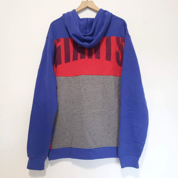 NEW!! Junk Food Mens SIZE XL Hoodie N Y Giants Pullover NFL Sweatshirt Blue Gray - Picture 11 of 12